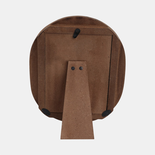 21558-02#5x7 Oval Frame With Inlay Pieces, Blue/white