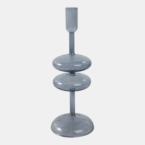 21975-02#11x4" Retro Bubble Taper Holder, Blue