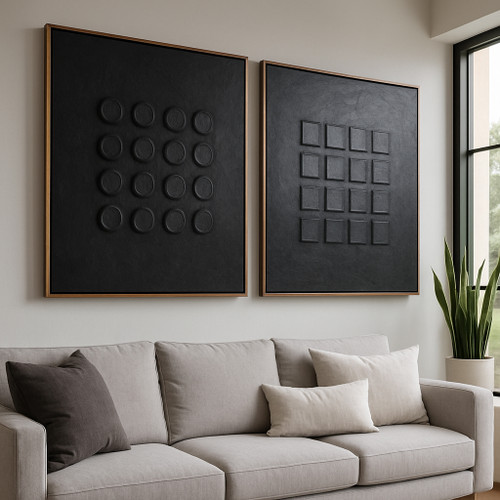 70446#S/2 94x47 Hand Painted Rnd-square Block Dimensions