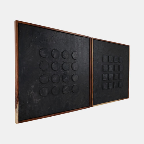 70446#S/2 94x47 Hand Painted Rnd-square Block Dimensions