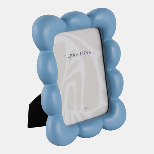 22241-05#4x6" Puffy Squiggle Photo Frame, Blue