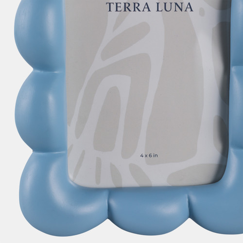 22241-05#4x6" Puffy Squiggle Photo Frame, Blue