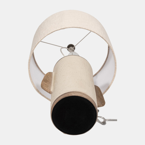 51279#Ecomix, 24" Organic Table Lamp, Ivory