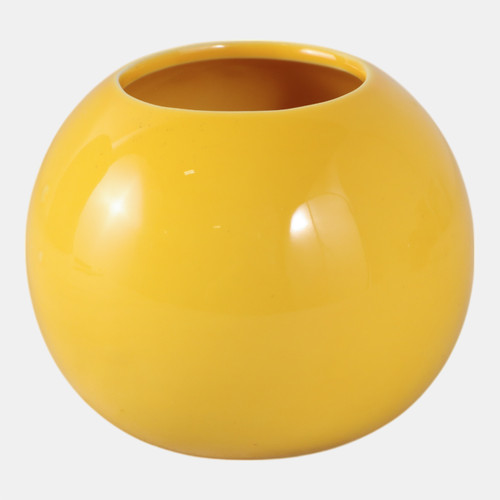 22304#4" Smiley Face Pencil Cup, Yellow