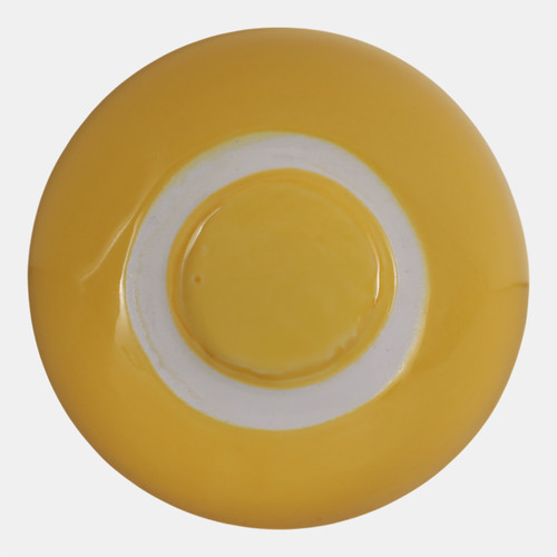 22304#4" Smiley Face Pencil Cup, Yellow