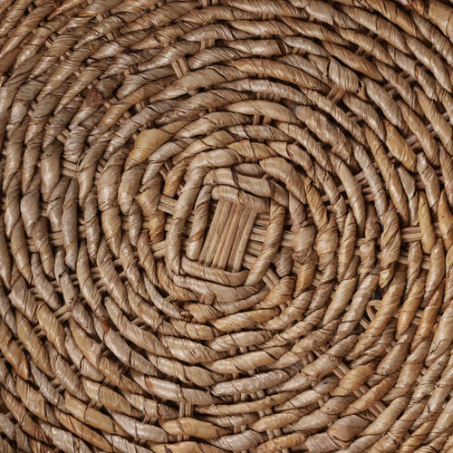 22446#S/3 20/27/35" Rattan Woven Round Trays, Natural