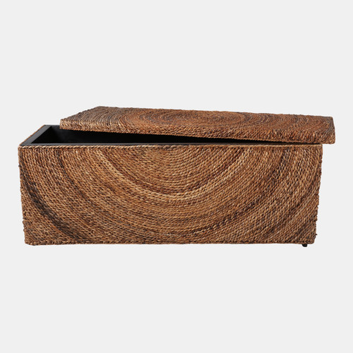 22449#47x19" Woven Storage Bench, Natural