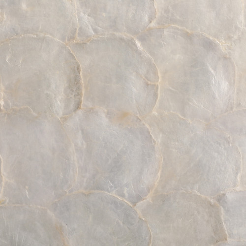 22455#S/3 47" Capiz Console W/ 2 16" Side Tables, Ivory