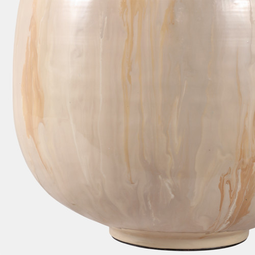 51533-01#28x22" Metal Base Table Lamp, Ivory