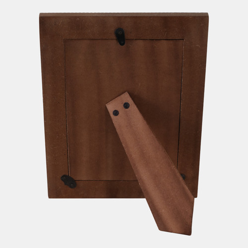 22498#5x7" Etched Border Photo Frame, Ivory/ Black