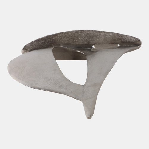 22501#18x15" Metal Sail Boat, Silver