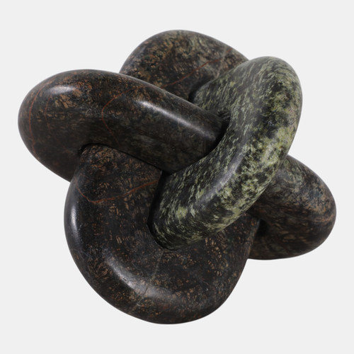 18859-03#6" Green Forest Marble Knot, Green