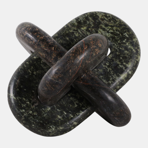 18859-03#6" Green Forest Marble Knot, Green