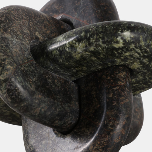 18859-03#6" Green Forest Marble Knot, Green