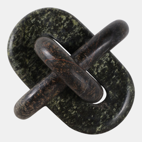 18859-03#6" Green Forest Marble Knot, Green
