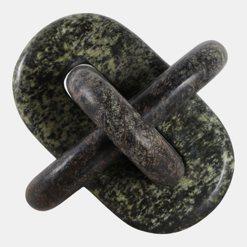 18859-03#6" Green Forest Marble Knot, Green