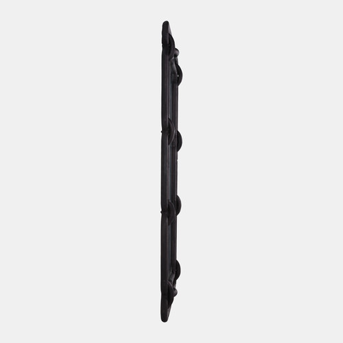 22587#24x48" Wood Links Mirror, Black