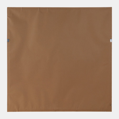 70460#40x40" Handpainted Fall Leaves, Brown