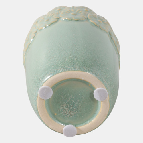 22615#4" Flower Border Pencil Cup, Green