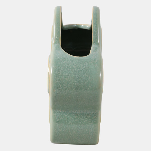 22616#5" Flower Power Pencil Cup, Green