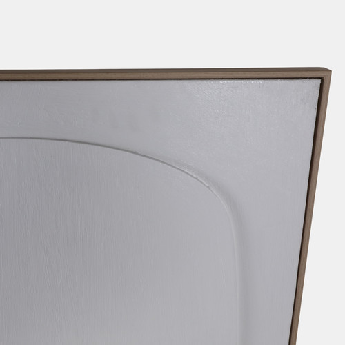 22654#40x40 Mod 3-dimensional Wall Art, White