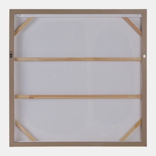 22654#40x40 Mod 3-dimensional Wall Art, White