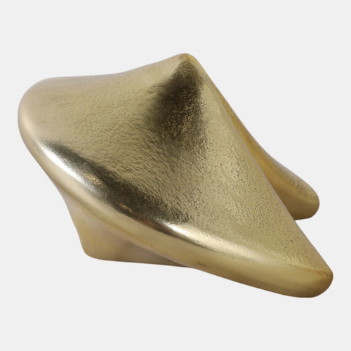 22661#5" Metal Fortune Cookie, Gold