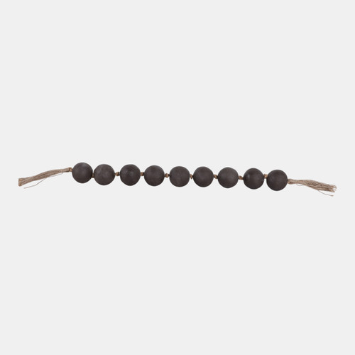 21522-03#44x3" Ecomix Bead Garland, Brown