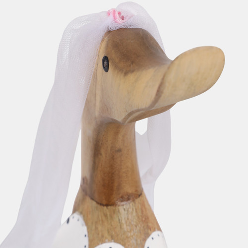 22928-01#16x9" Bridal Duck, White/brown