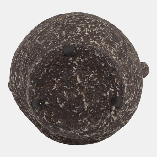 20655-03#24x18" Paper Mache Jug With Handles, Rustic Brown