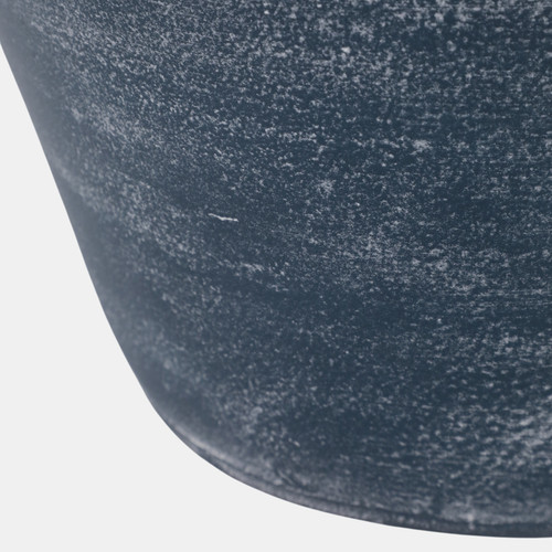 22986-01#15x10" Terracotta Vase, Blue