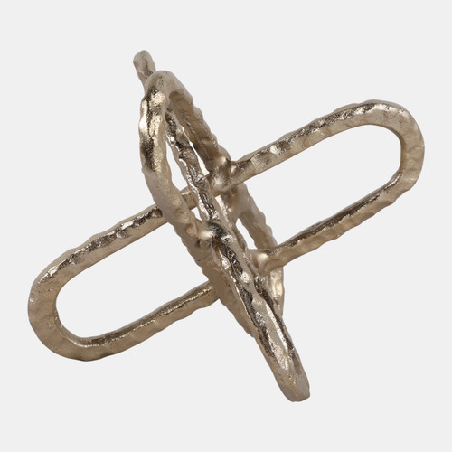 23095-01#9" Round Edge Jack Object, Champagne