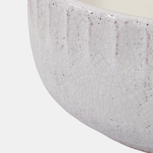 80402-01#9" 35 Oz Ginger Lemon Yuzu Candle, White Crackle