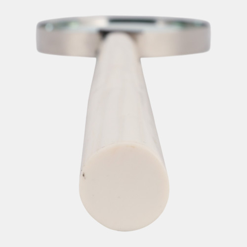 23161#20x5" Xl Resin Magnifying Glass, Ivory