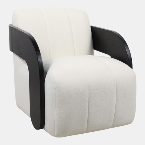 23180-02#33x31" Modern Swivel Rocker Chair, Gray/black