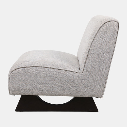 23181#33x30" Warren Accent Chair, Ivory/brown