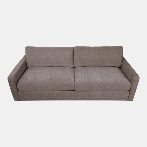 23182-02#94x39" Modern Textured Sofa, Light Brown