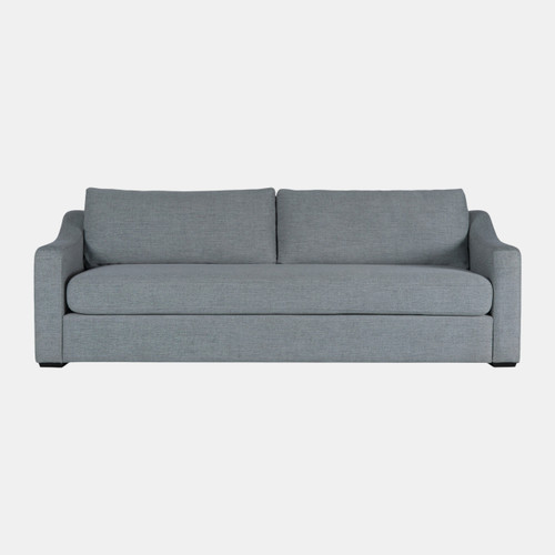 23184-01#95x40" Cary Modern Sofa, Grey/brown