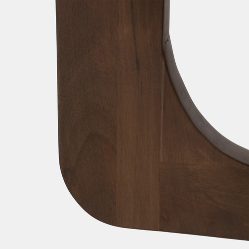 23260-01#45x25" Morchana Marble Top Coffee Table, Gray/brow