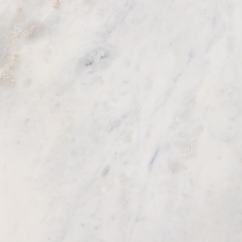 23260-02#36x18" Modern Marble Top Coffee Table, White/brown