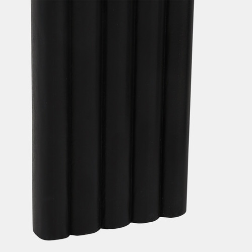 23264-02#22x15" Forest Marble Top Accent Table, White/black