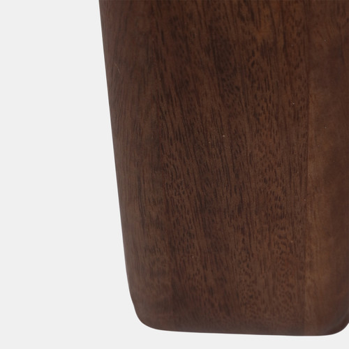 23338#21x16" Rounded Edge Square Accent Table, Tan/br Kd