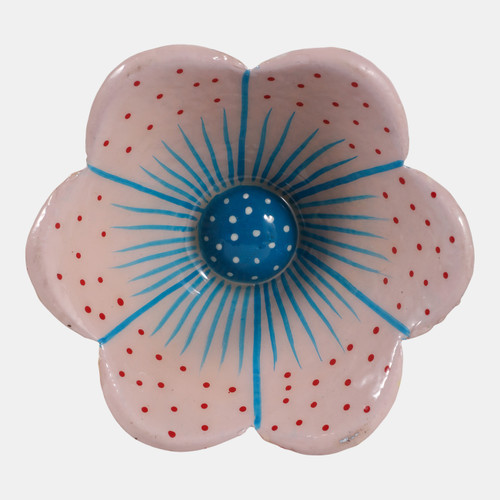 23352#S/3 24x5" Flower Bee Cups, Multi