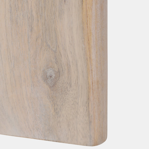 23360#22x18" Modern Marble Top Accent Table, Beige/brown