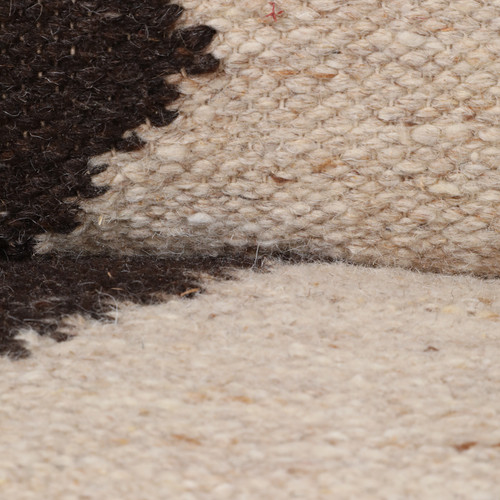 23372#27x26" Textured Accent Chair, Brown/ivory