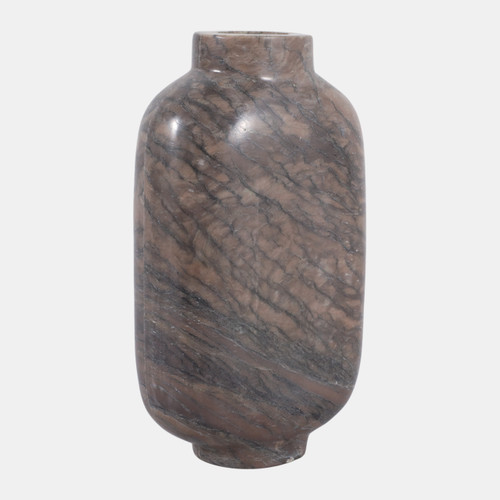 19034-01#9x5" Levanto Contemporary Marble Vase, Multi