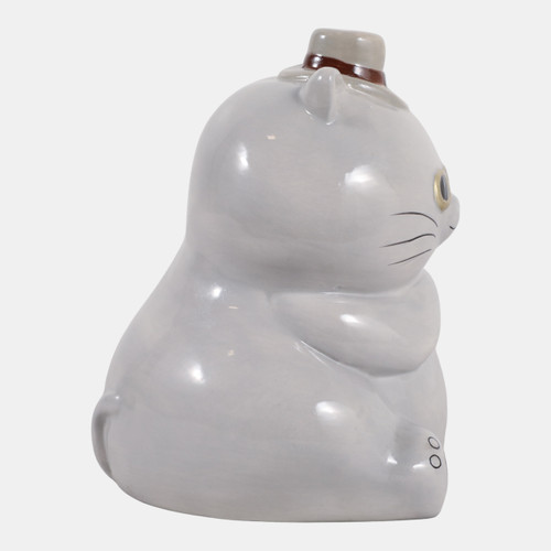 23409#6x5" Cool Cat With Glasses, Gray