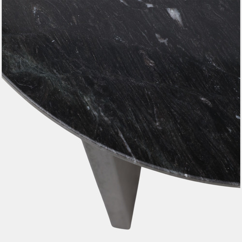 23552#22x18" Modern Accent Table, Black