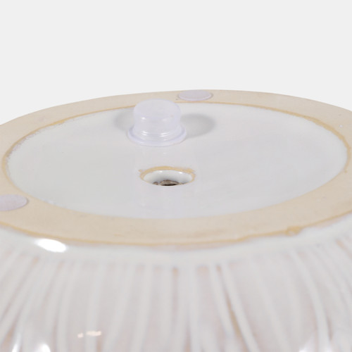 23615-01#S/2 6/8" Flower Petal Planters, Ivory