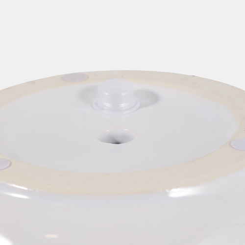 23619-03#S/2 6/8" Hearts Planters, White